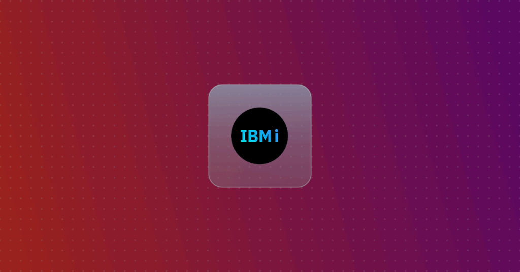 IBMi Logo on a colorful background
