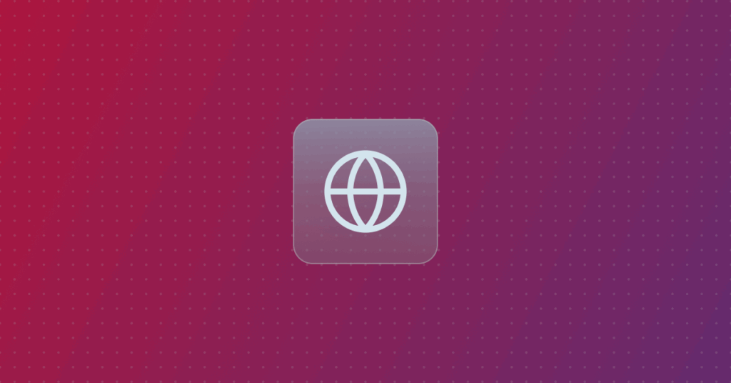 DNS icon on a colorful background