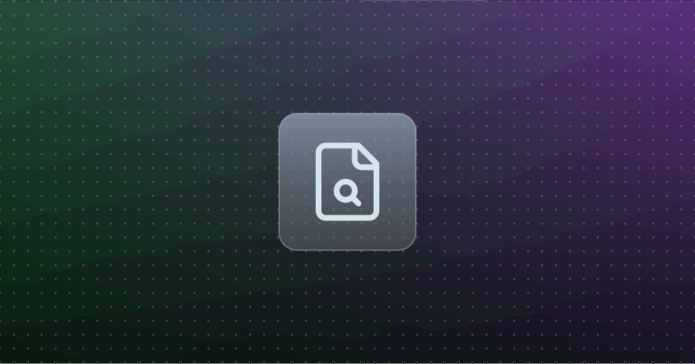 File monitoring icon on a colorful background