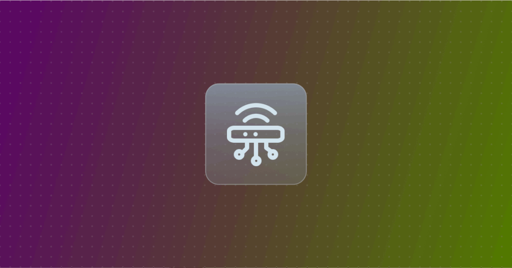 SNMP Trap icon on a colorful background