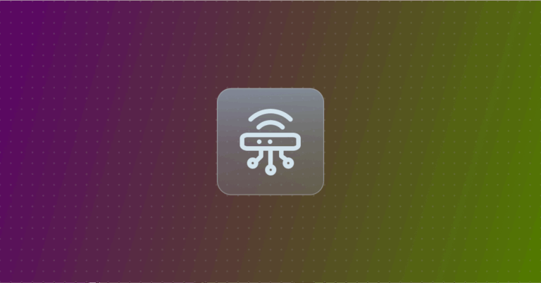 SNMP Trap icon on a colorful background