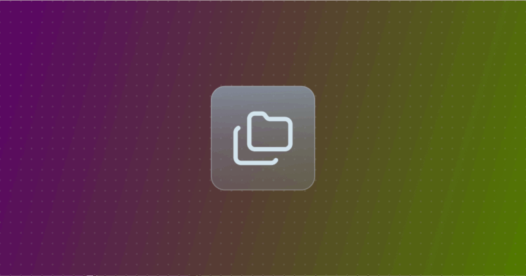 System/Application icon on a colorful background